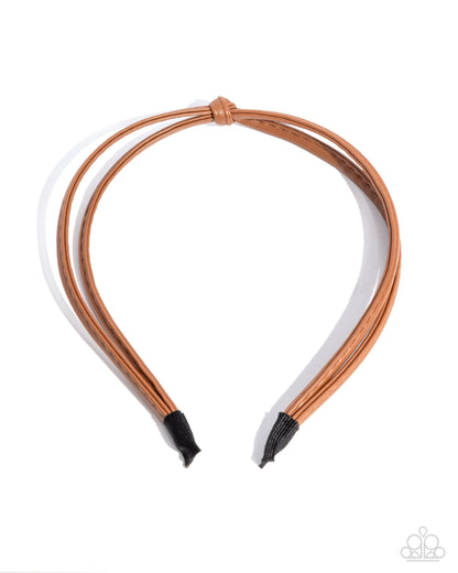 Believe It Or KNOT Brown Headband - Jewelry by Bretta