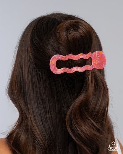 Jovial Jellyfish Pink Hair Clip - Jewelry by Bretta