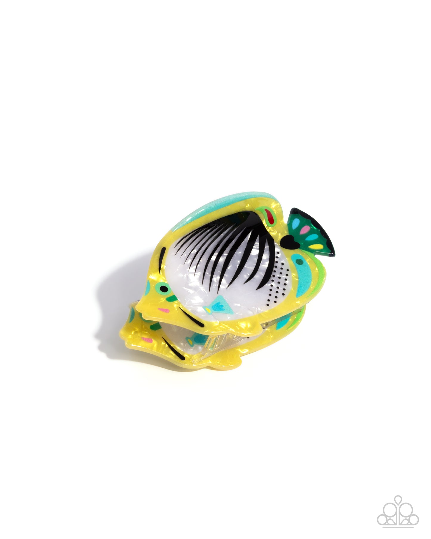 Tropical Tail Yellow Hair Clip - Jewelry by Bretta