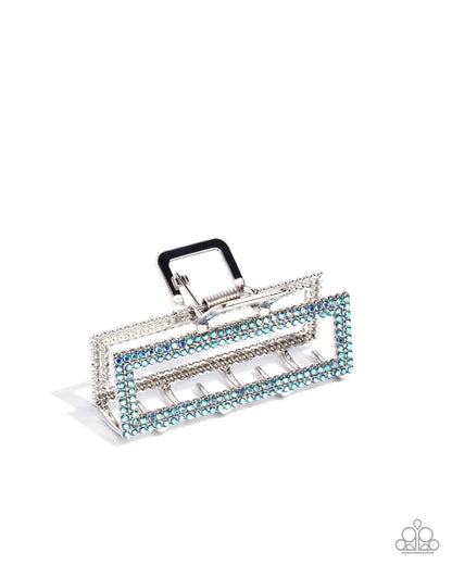 A Glittery Example Blue Hair Clip - Jewelry by Bretta