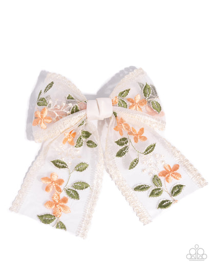 Garden Guardian Orange Hair Bow - Jewelry by Bretta