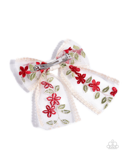 Garden Guardian Red Hair Bow - Jewelry by Bretta
