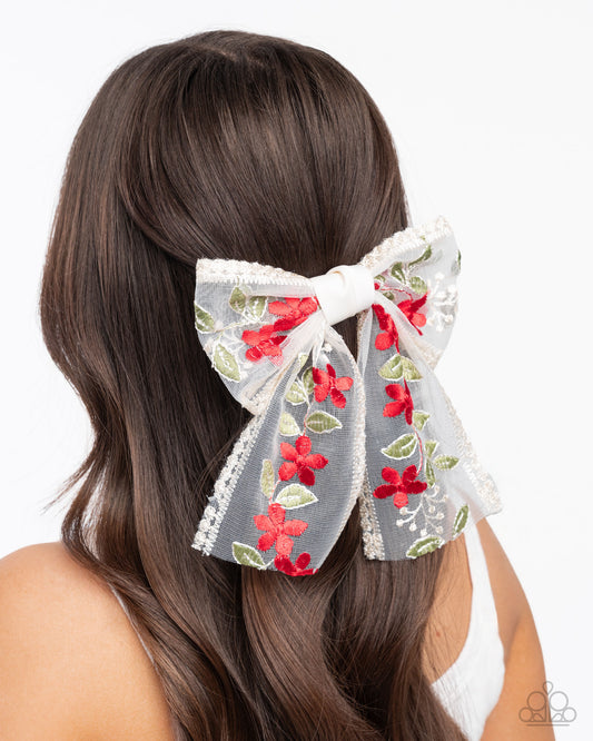 Garden Guardian Red Hair Bow - Jewelry by Bretta