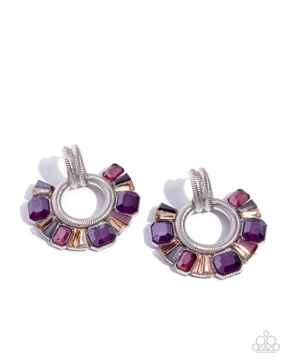 Courteous Chic Purple Earrings - Jewelry by Bretta