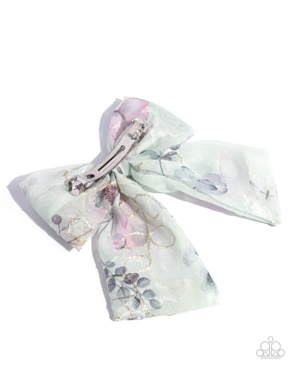 BOW Together Green Hair Bow - Jewelry by Bretta