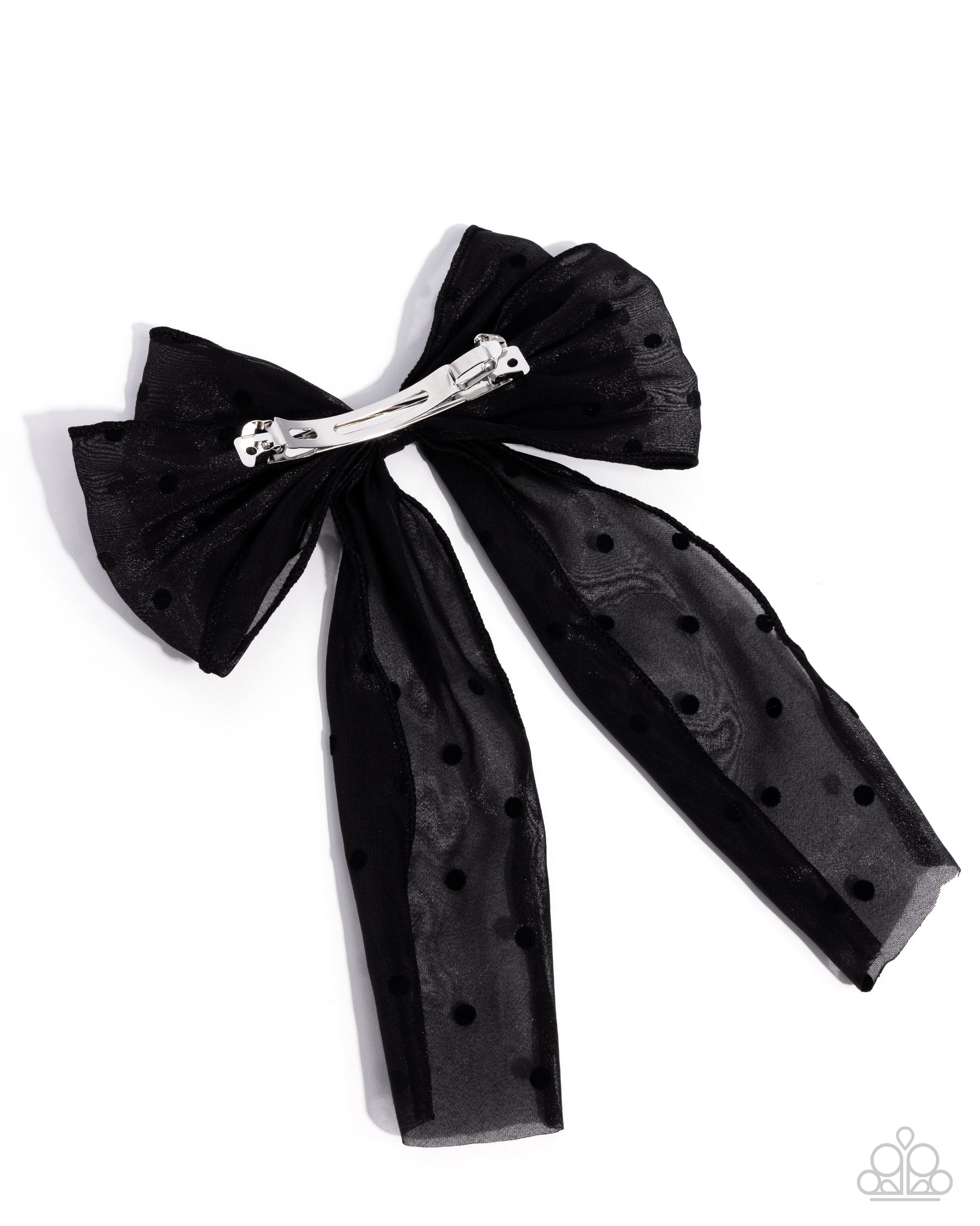 Here We BOW Again Black Hair Bow - Jewelry by Bretta
