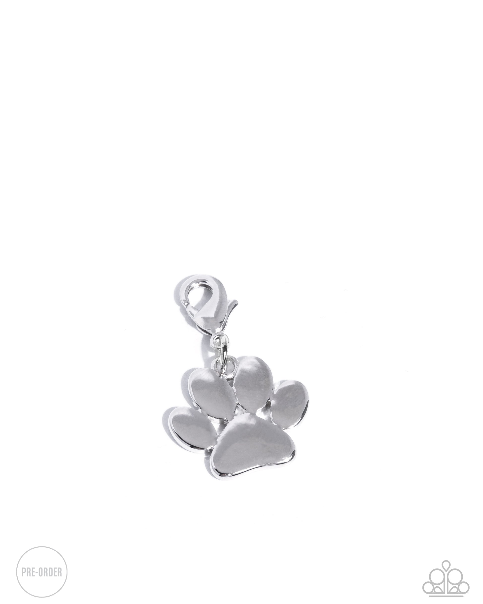 A Moms Best Friend - Silver Dog Paw Charm - Jewelry by Bretta
