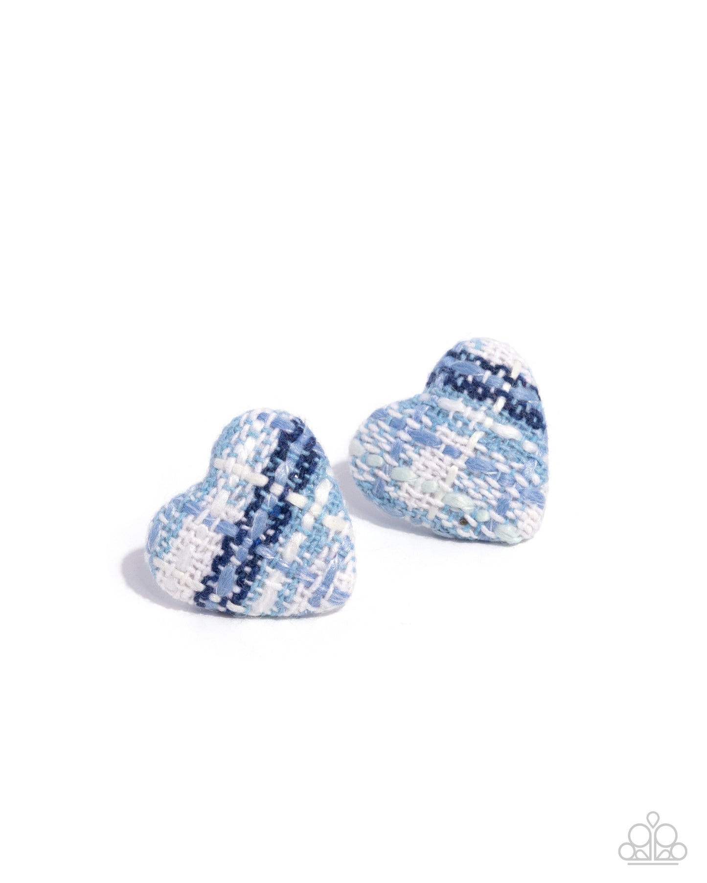 Sweetheart Stitching Blue Earrings - Jewelry by Bretta