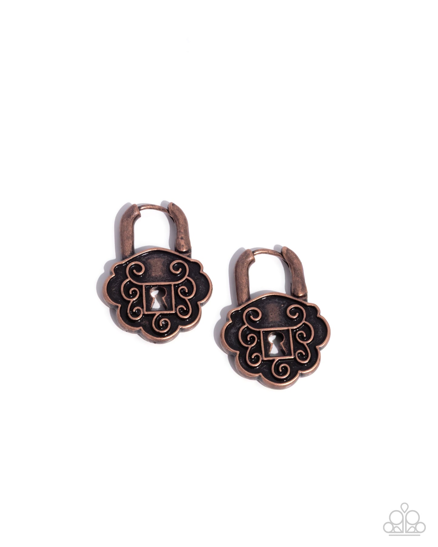 Puzzling Pavilion Copper Earrings - Jewelry by Bretta