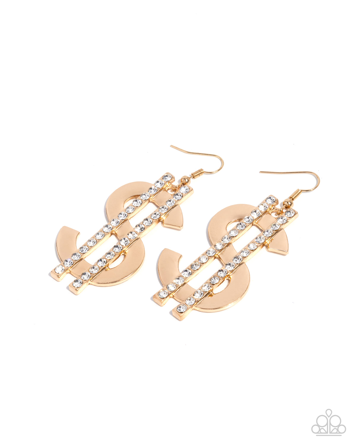 Magnate Moment gold statement earrings detail