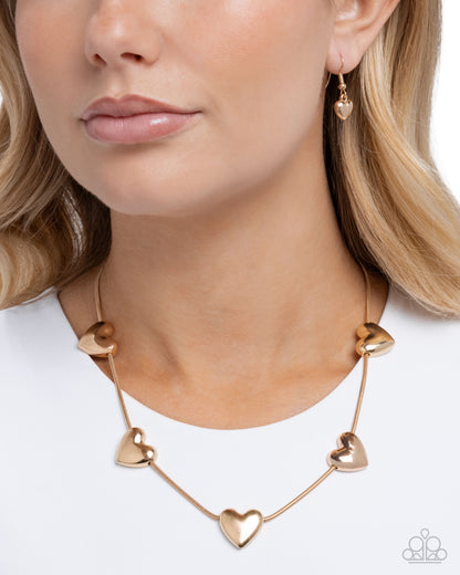 Group Date Gold Necklace