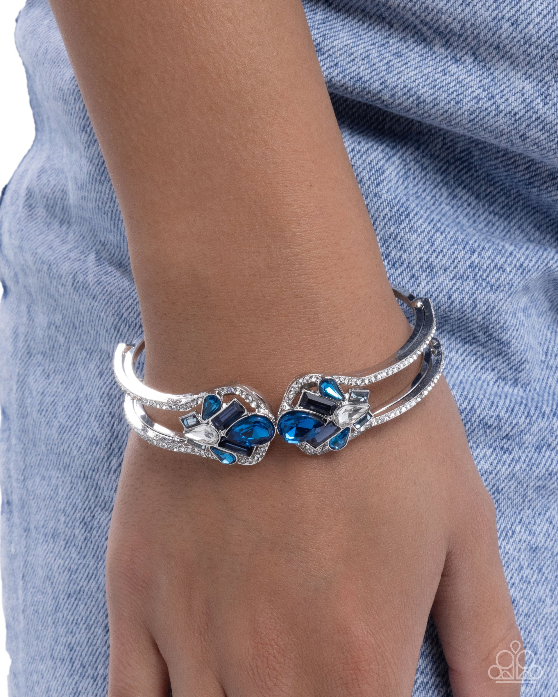 Cosmopolitan Catwalk Blue Bracelet - Jewelry by Bretta