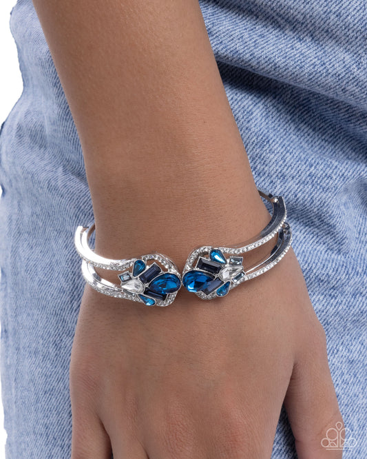 Cosmopolitan Catwalk Blue Bracelet - Jewelry by Bretta