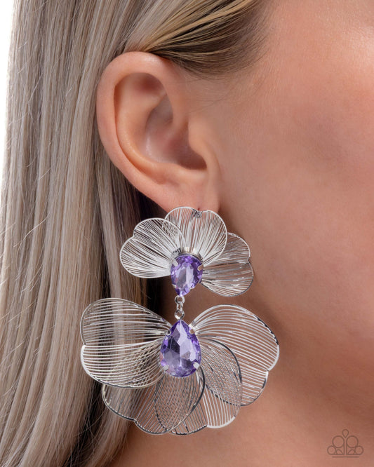 Wiry Wisdom - Purple-Jewelry By Bretta