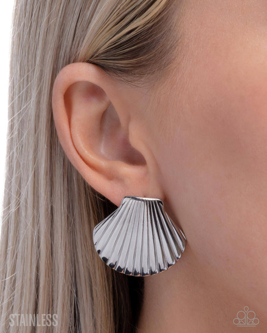 Coastal Clique Silver Earrings - Jewelry by Bretta