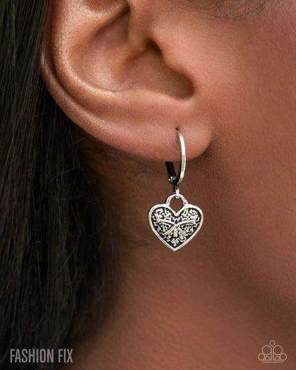 Enduring Effort Silver Earrings