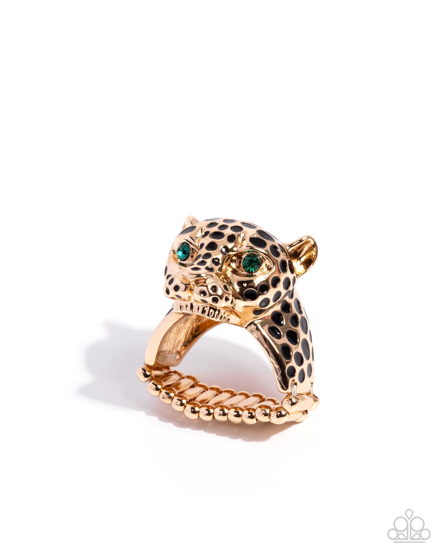 Gold leopard ring