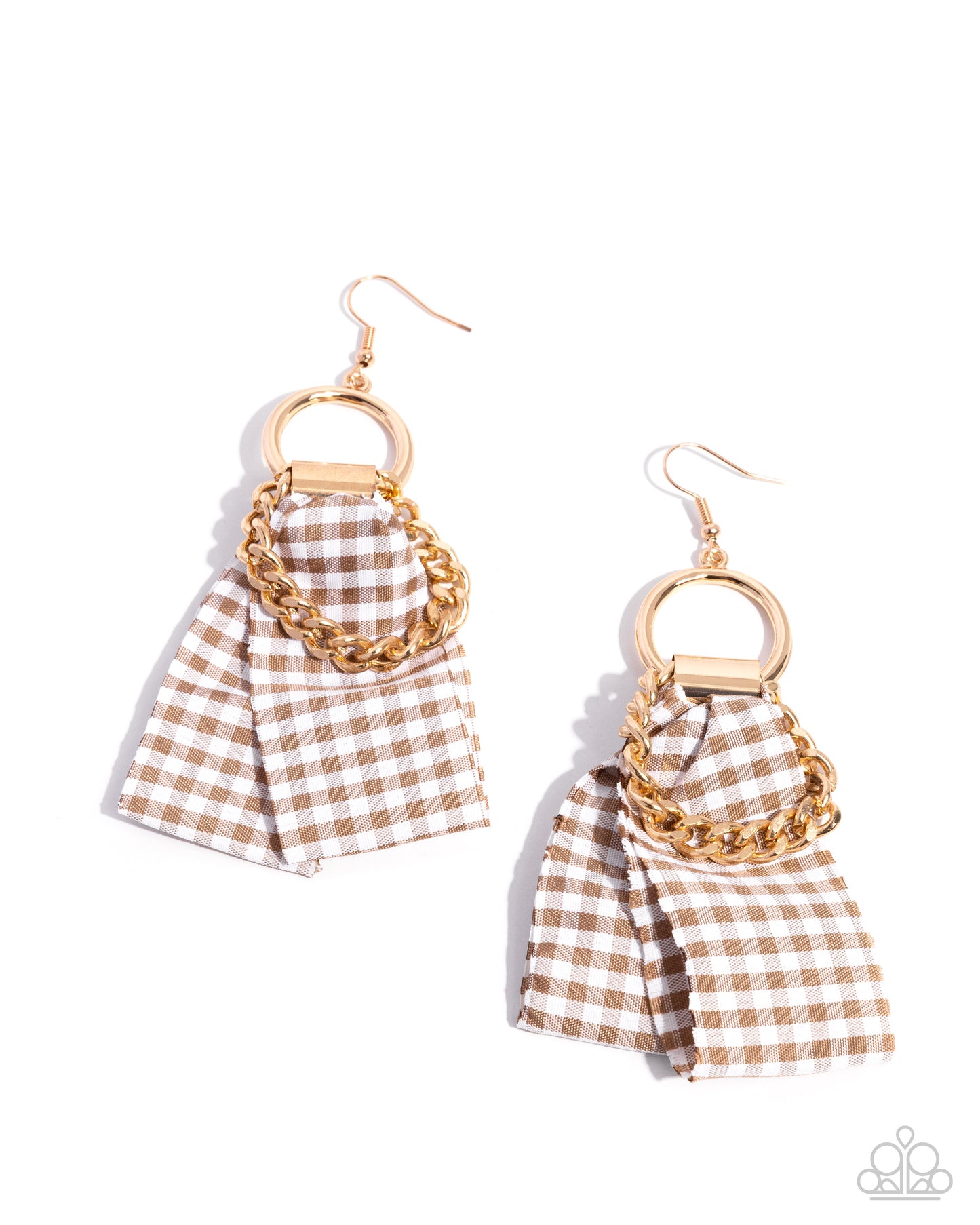 Picnic Pizzazz Brown Earrings - Jewelry by Bretta