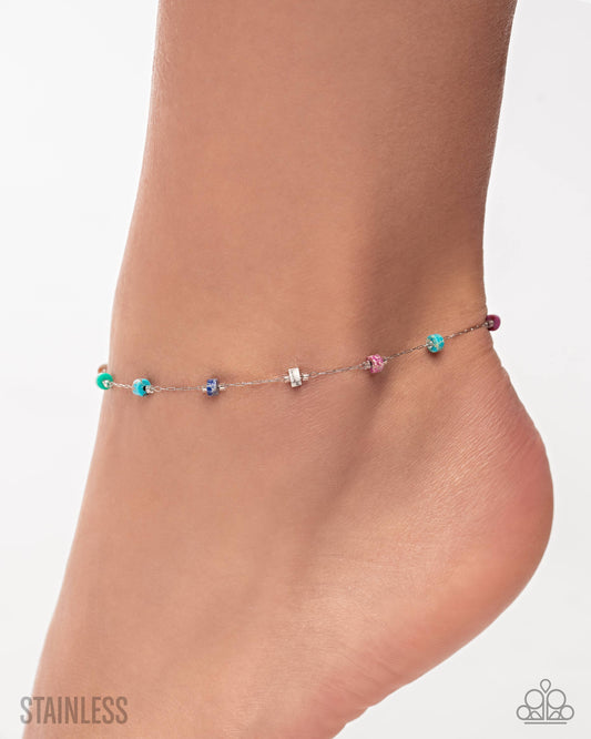 Stony Surrender Multi Anklet - Jewelry by Bretta