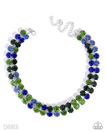 Colorful Charm Green Necklace - Jewelry by Bretta