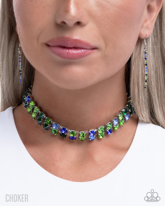 Colorful Charm Green Necklace - Jewelry by Bretta