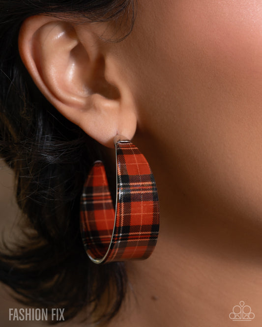 Fabulous Flannel Brown Earrings - Jewelry by Bretta