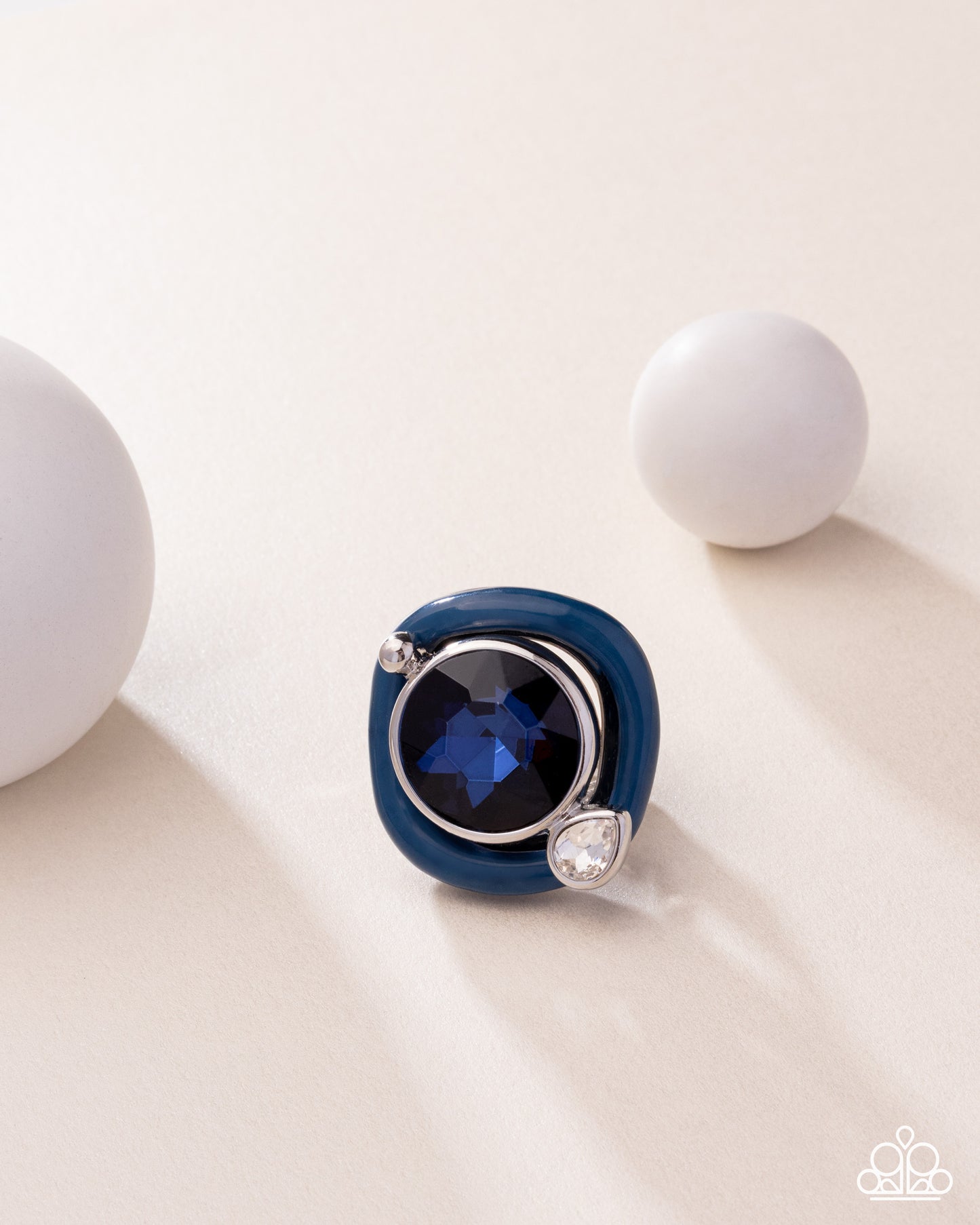 Colorful Caliber Blue Ring - Jewelry by Bretta