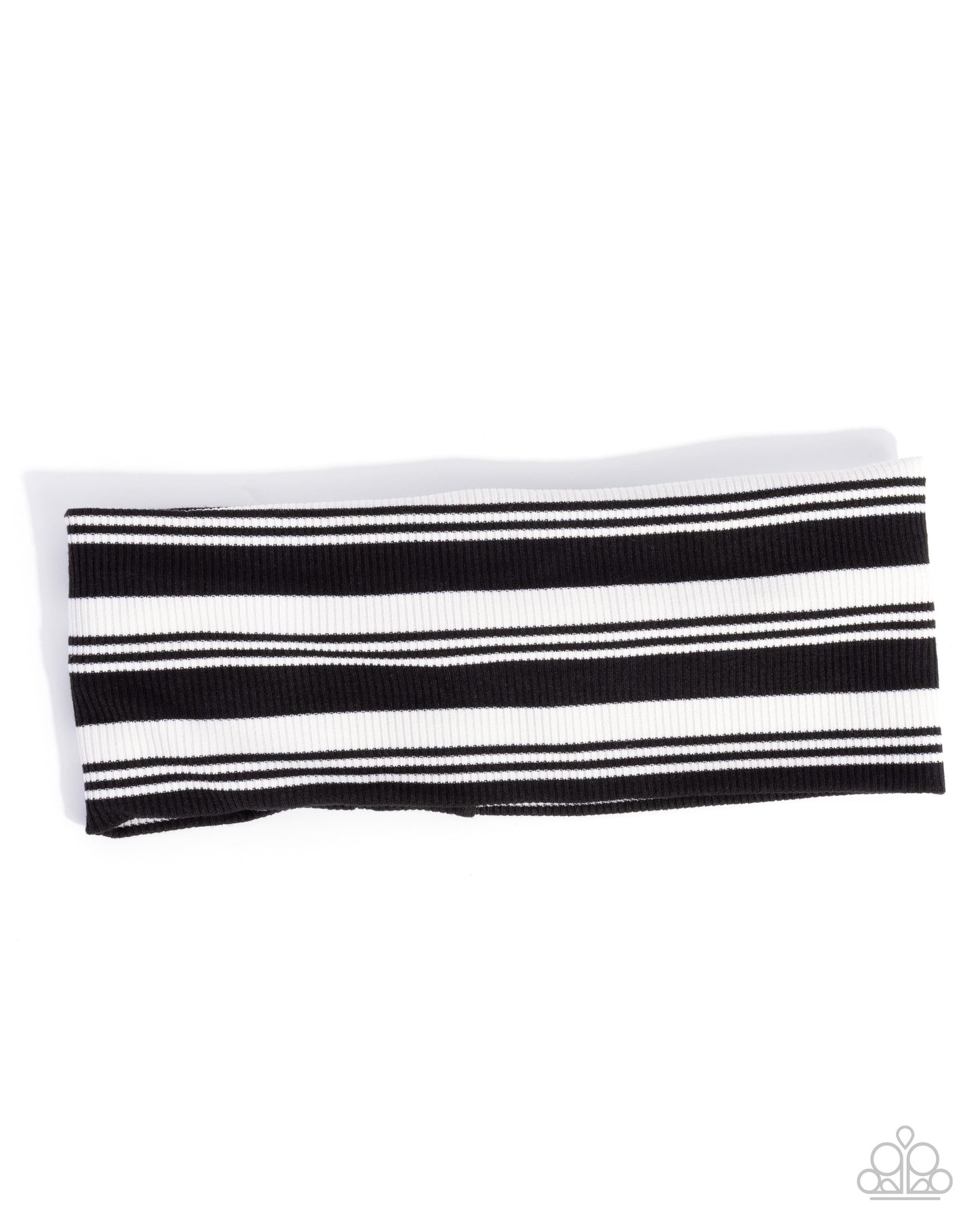 Striped Symphony Black Headband - Jewelry by Bretta