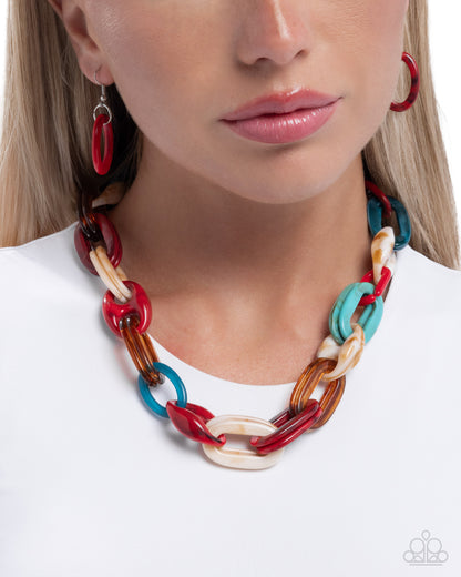 Perfected Color Red Necklace 