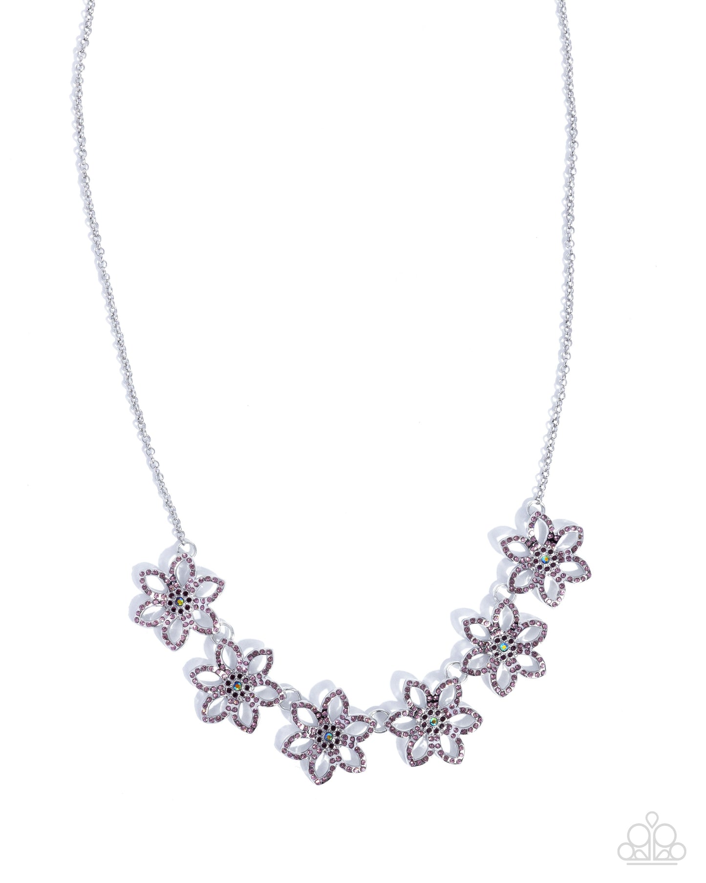 Blooming Backstage Purple Necklace - Jewelry by Bretta
