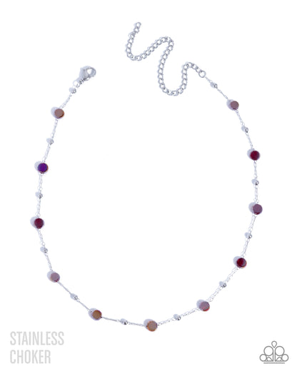 Defaced Decadence Red Necklace - Jewelry by Bretta