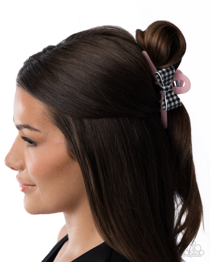 Houndstooth Hallmark - Pink