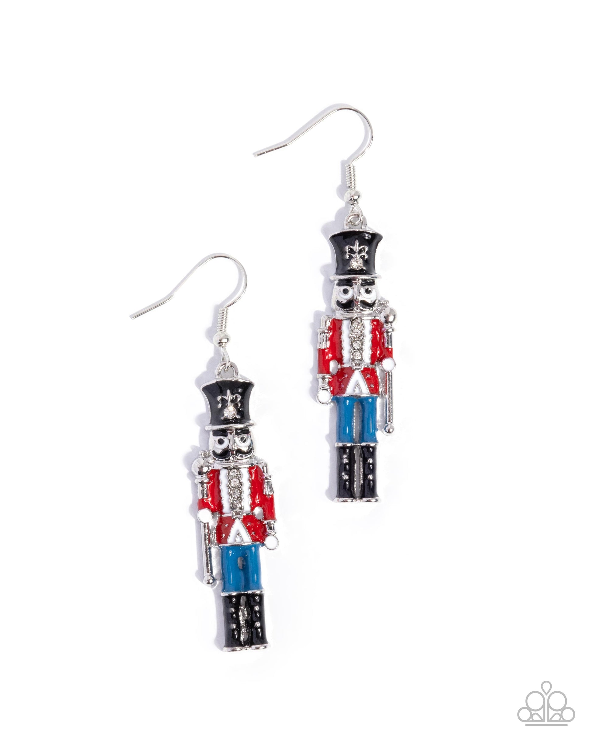 Nutcracker Nuance Red Earrings - Jewelry by Bretta