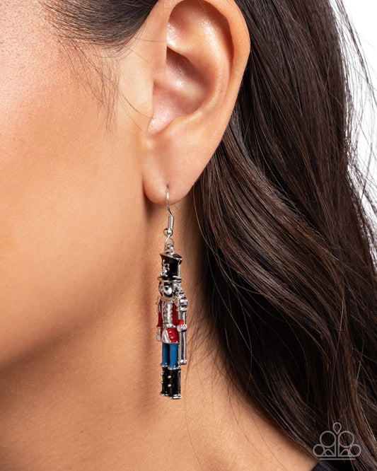 Nutcracker Nuance Red Earrings - Jewelry by Bretta