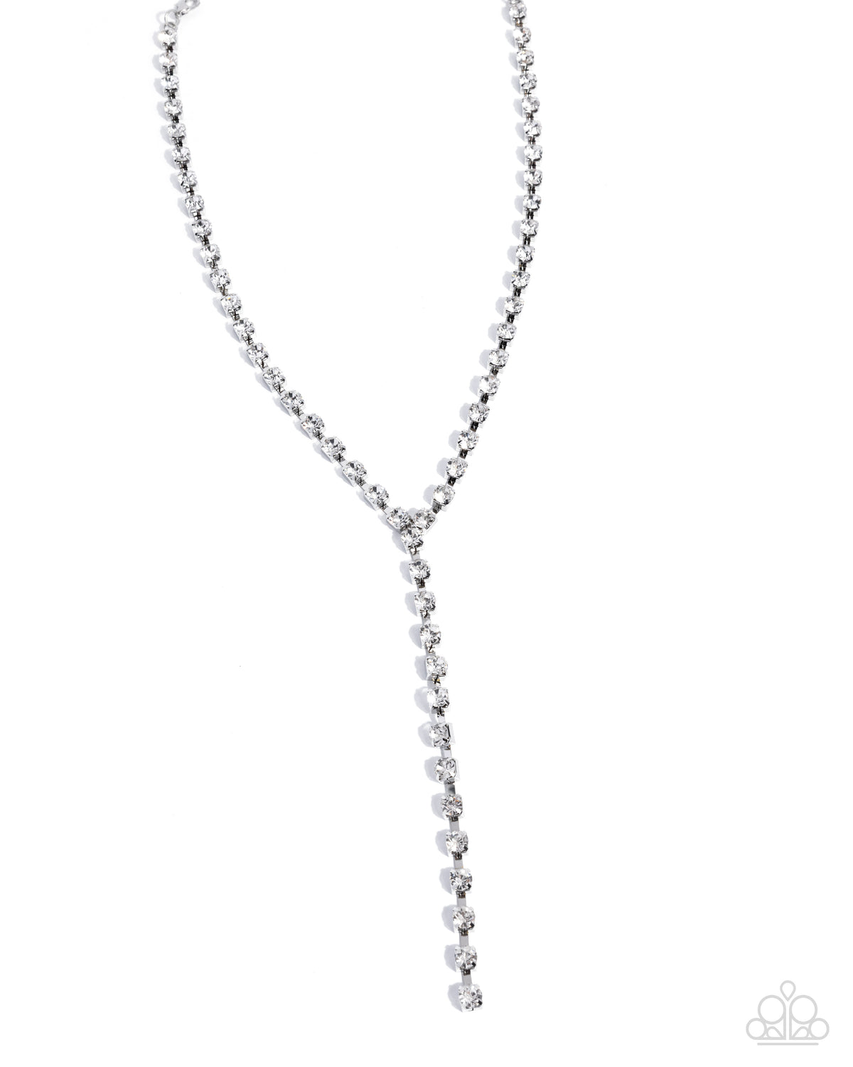 Reasonably Refined White Gem Necklace by Paparazzi Accessories
