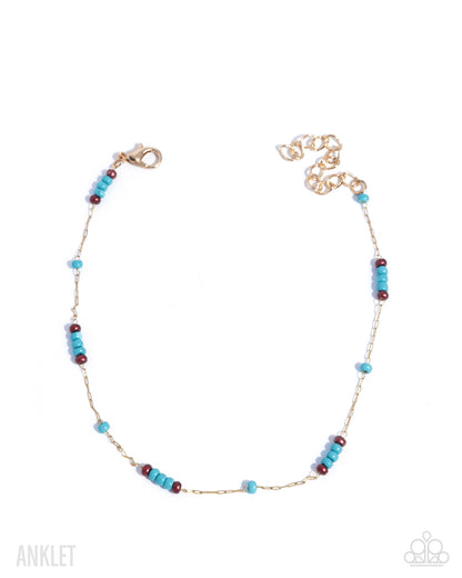 Delightfully Delicate Gold Anklet 