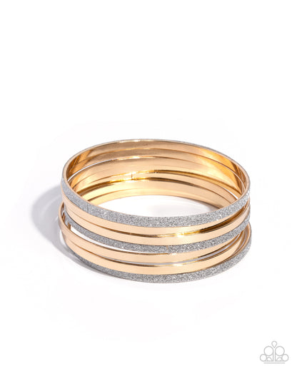 Grungy Glitter Multi Bracelets - Jewelry by Bretta