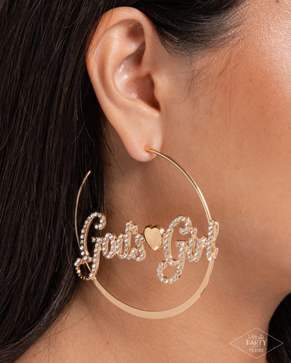 Gold hoop