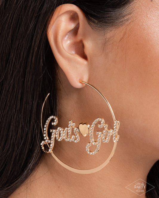 Gold hoop