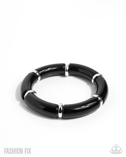 Wondrous Winter Black Bracelet - Jewelry by Bretta