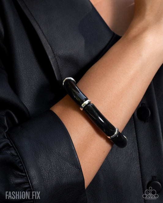 Wondrous Winter Black Bracelet - Jewelry by Bretta