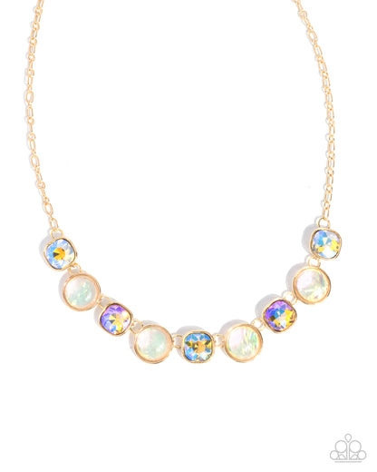 Paparazzi Opalescent Obsession Yellow necklace - product image 1