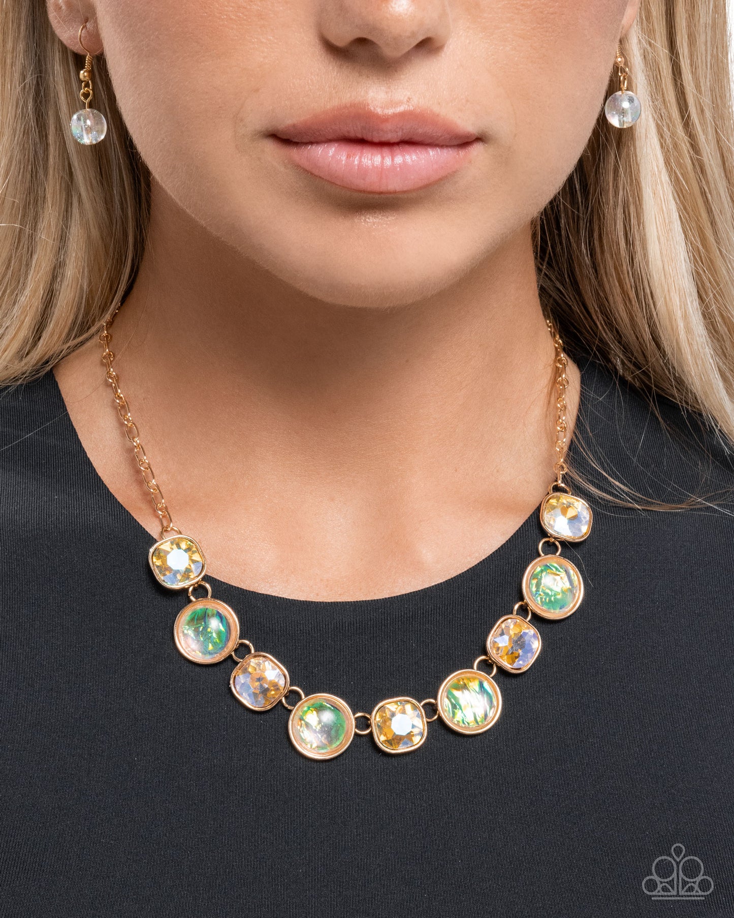 Paparazzi Opalescent Obsession Yellow necklace - product image 2