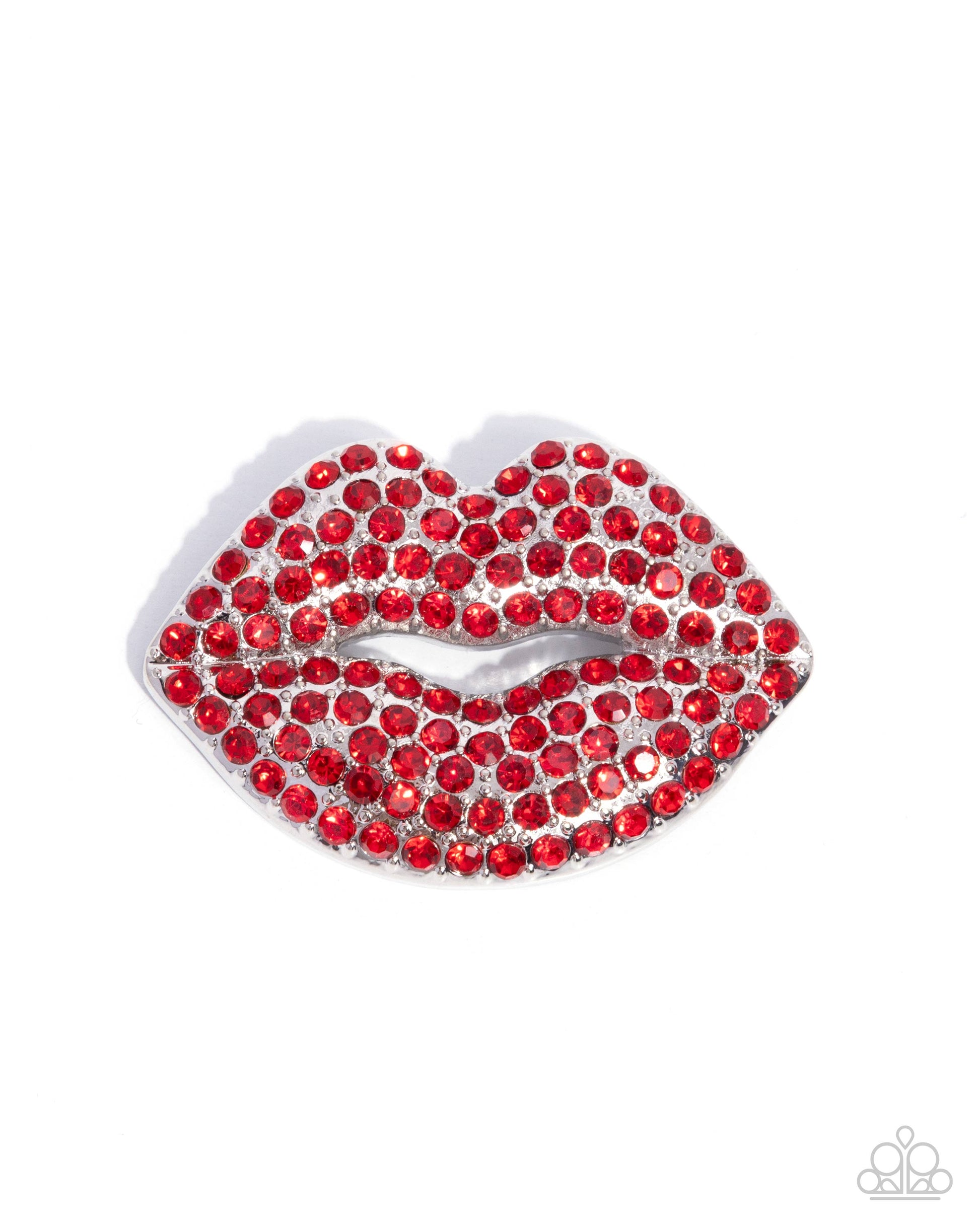 Lip Lineup Red Brooch - Jewelry by Bretta