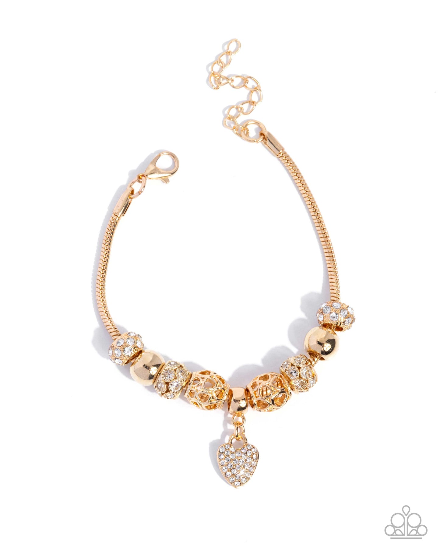 Romantic Roulette Gold Bracelet