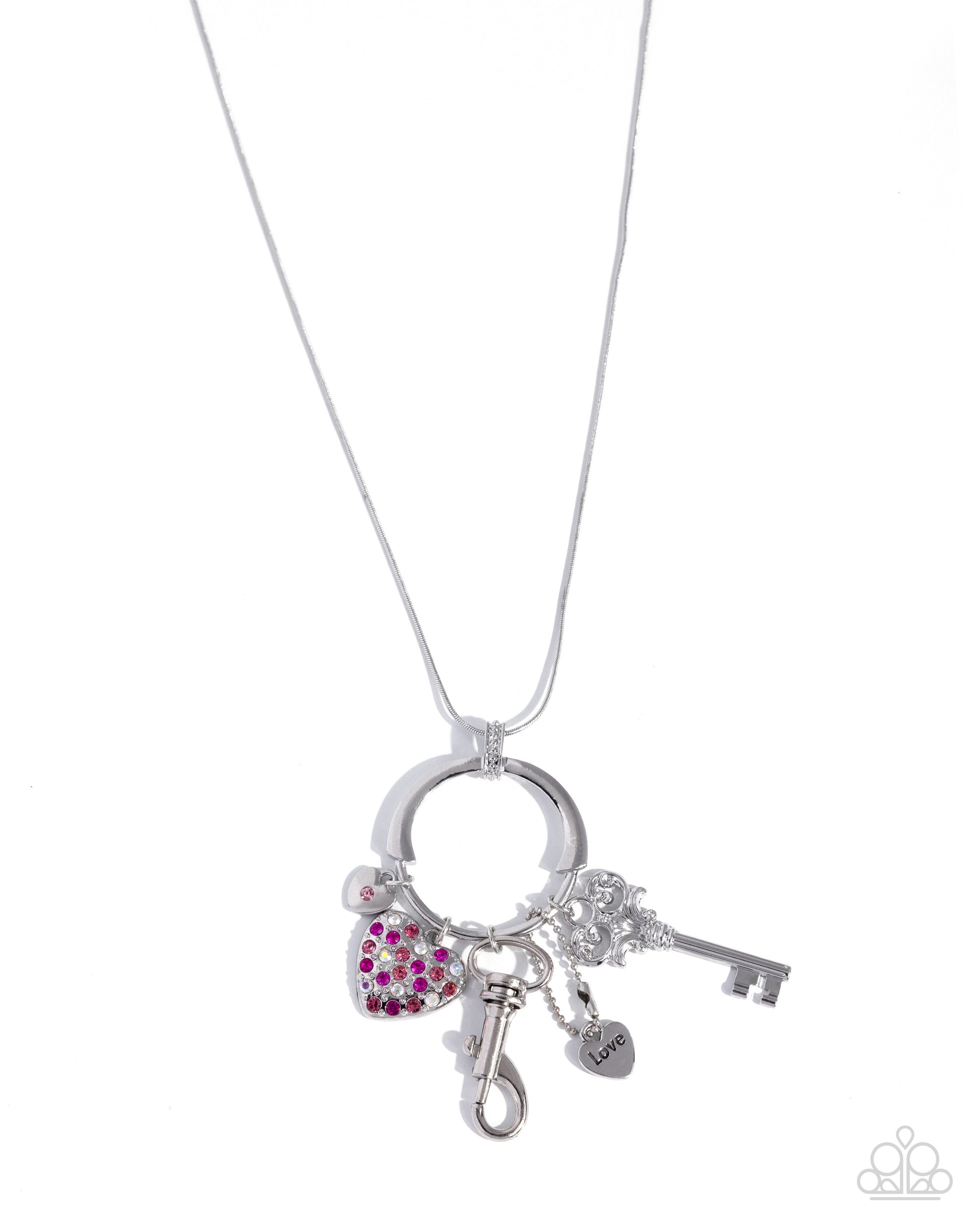 Valentines Verse Pink Necklace - Jewelry by Bretta