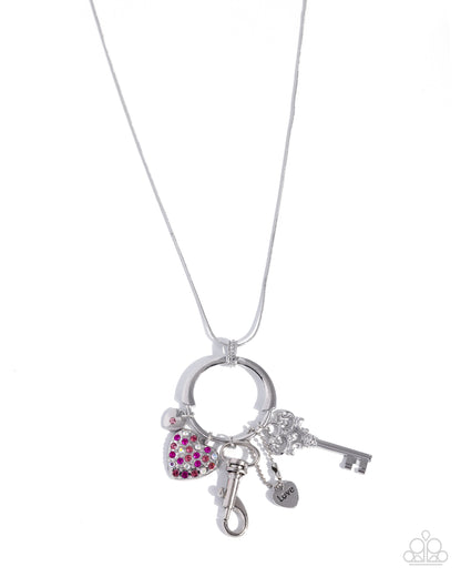 Valentines Verse Pink Necklace - Jewelry by Bretta