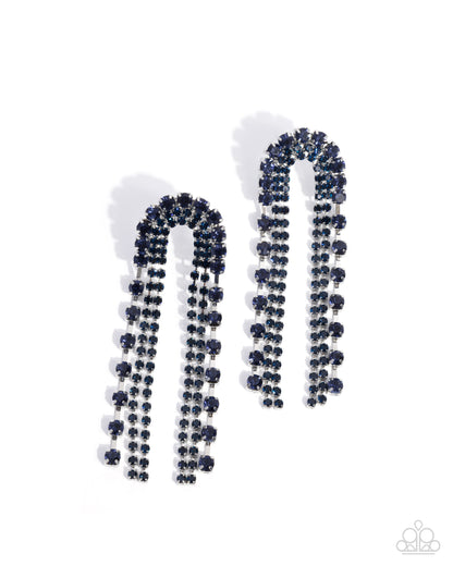 Adorable Arch Blue Earrings - Jewelry by Bretta