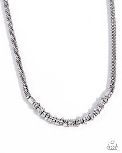 Modest Mayhem White Necklace