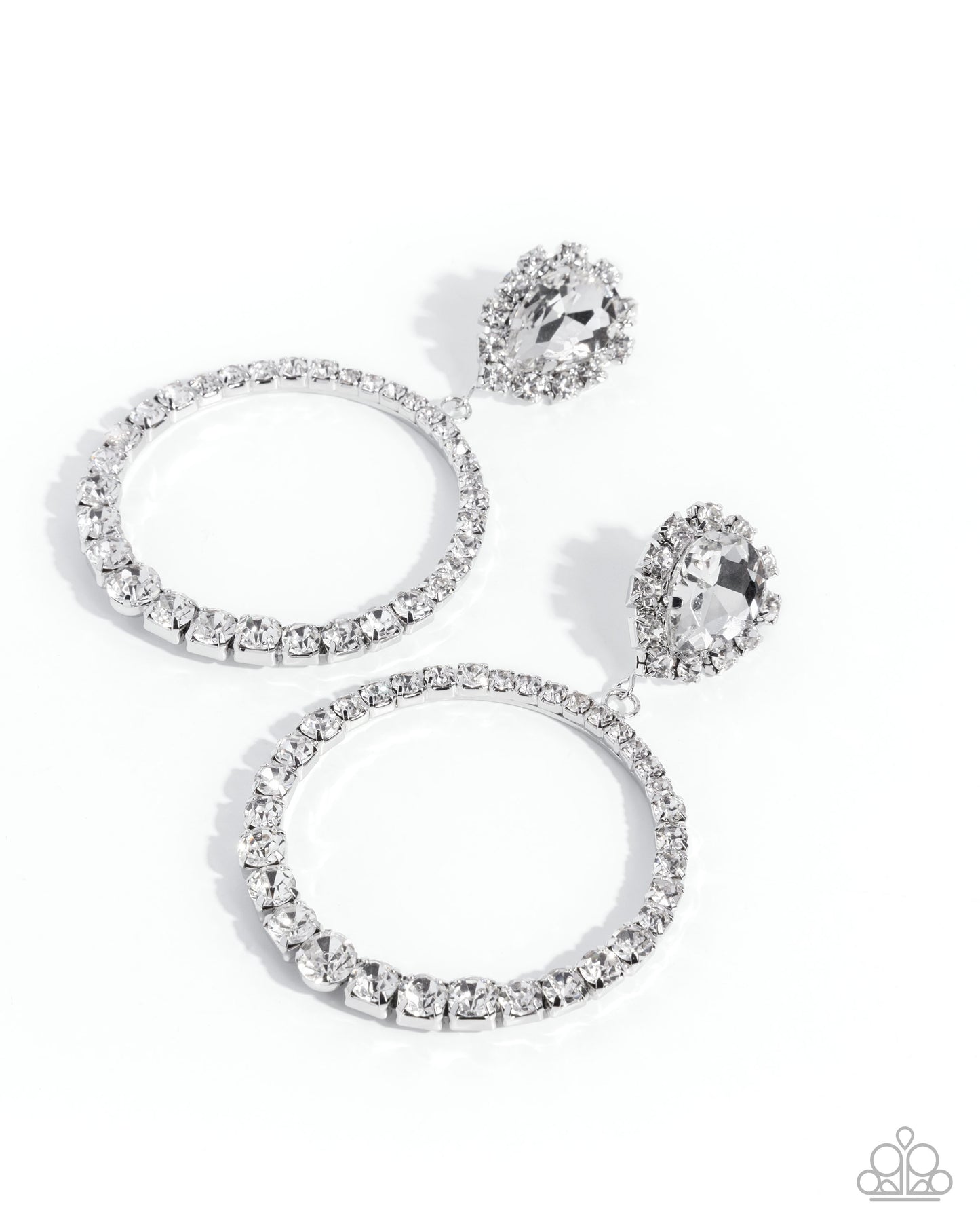 Palatial Polish White Earrings - Jewelry by Bretta
